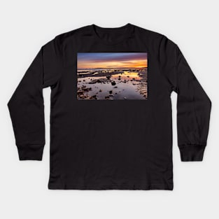 Swansea Bay Sunset Kids Long Sleeve T-Shirt